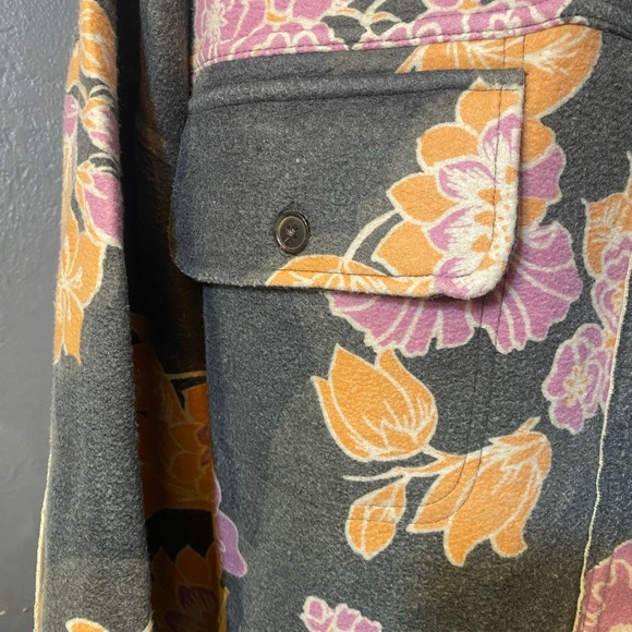 NWT-FREE PEOPLE Floral Print Button Down Jacket/Shirt Multiple S,M - Picture 11 of 16